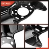 A-Premium Driver or Passenger Side Brake Dust Shield Compatible with