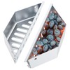 only fire 2Pcs Charcoal Basket Charcoal Briquet Holder BBQ Grilling