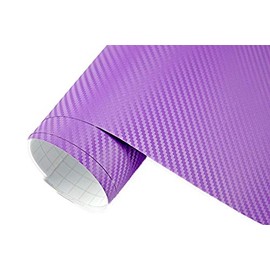 Neoxxim 3D Carbon Foil 30 x 150 cm Car Film Decorative Film Air Duct Film Purple