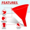 Liqvee Funnel Red in 4 Different Sizes (122, 101, 76