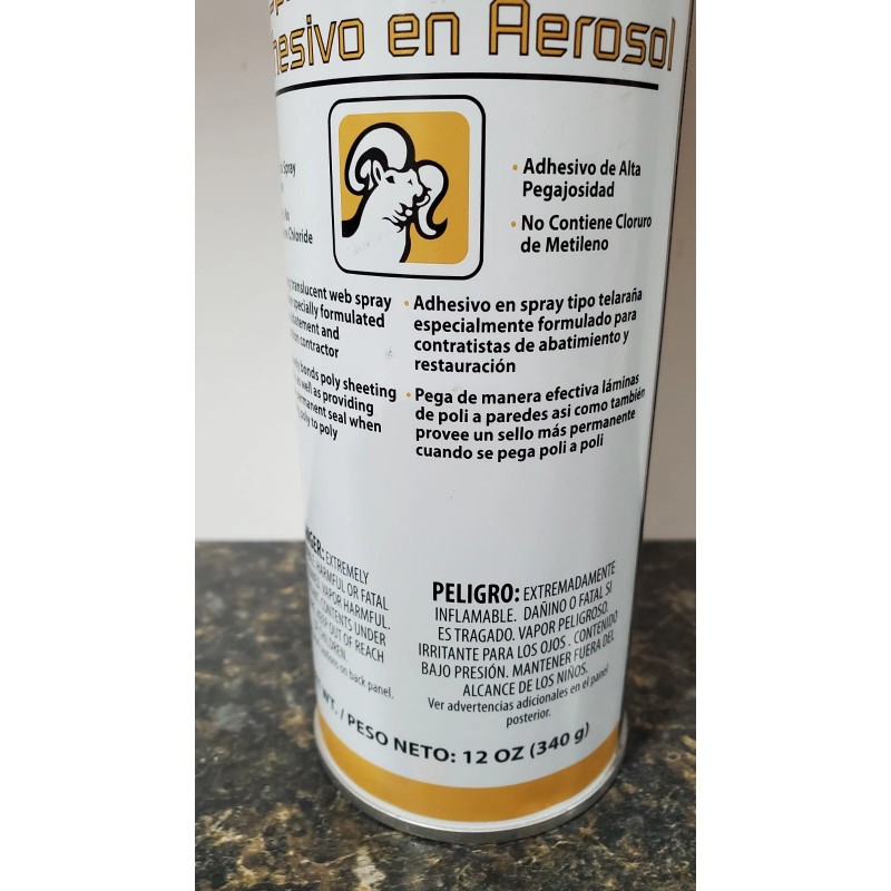 Aramsco 1 can - Chemsafe RAM-TACK Adhesive Spray 12 Oz