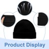VYIBPDY Men's Knitted Beanie Hat with Envelope, Chiaro, M