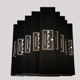 A&K L'YDIA 20pcs Empty Pen Gift Box Black Cardboard Case for Nail brushJewelry Pencil Ballpiont Fountain Pen Display for Christmas Gift Packing Business Birthday Souvenir Office Supplies (20)