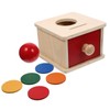 Toyvian Montessori, giocattolo in legno, 2 in 1, Montessori, con