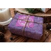 Beautiful Pastel Christmas Thick Gift Wrap, Purple Lavender and White