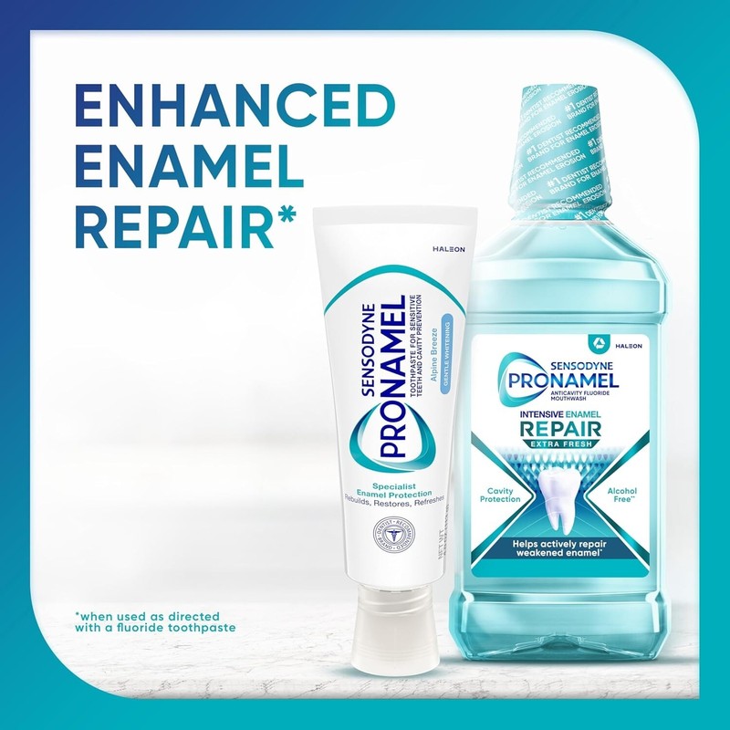 Sensodyne Pronamel Alpine Breeze Whitening Toothpaste - 0.8 oz Travel