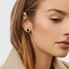 Black Stud Earring 925 Sterling Silver Black Onyx Earrings Punk