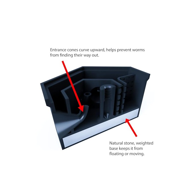 TL Reefs Bristle Worm, Fireworm Trap for Aquariums