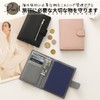 MOODY HOUSE Passport Case Cover, Skimming Prevention, Leather, Bi-Fold, Thin,