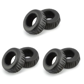 OSALADI 3pcs Replacement Ear Pads Cushions for Headphones Black and Pu for Enhanced Comfort and Bass Performance for Lost Broken