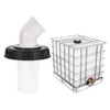 PATIKIL 45° IBC Lid Filter Cover 163mm Plastic Ton Barrel