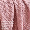 CREVENT - Manta tejida de 50 x 60 pulgadas (rosa)