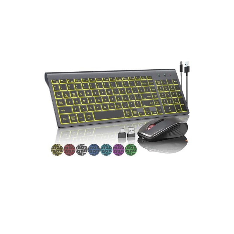 SABLUTE Wireless Keyboard and Mouse