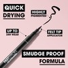 Collection Cosmetics Fast Stroke Felt Tip Eyeliner with Fine Tip,