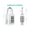 Zhege Lock with Combination Code, 4 Digit, Padlock Numbers, Large