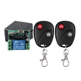 CENTURY AOKE DC 12V Wireless Relay Remote Control Latch Switch 315mhz Home Transmitter and Receiver (1 Relay)