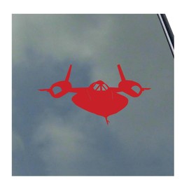 SR-71 Blackbird Pilot Front View in Flight Vinyl Sticker Decal by KLO Graphics Reconnaissance Aircraft Flight Crew A-12 SR71 A12 Sled Habu