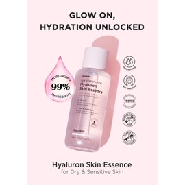 Hanskin Hyaluron Skin Essence, Hydrating Facial Astringent Toner for Dry, Dull, Sensitive Skin - Hyaluronic Acid Collagen Moisturizing Purifying Paraben-Free Korean Skincare [5.07 fl. oz.]