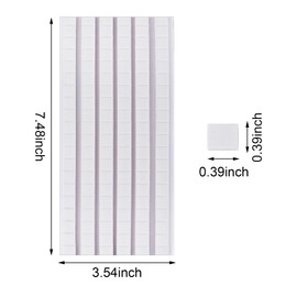 Feosky Adhesive Poster Sticky Tack Putty, Reusable and Removable Adhesive Putty, Mounting Putty for displaying Wall Paintings, Picture, Decoration, Crafts (White,Pack of 2)