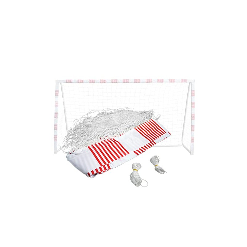 Sandora 22101 Football Goal Replacement Net Red/White Compatible with Many
