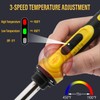 150W Plastic Welder Kit, 3-Speed Temperature Control Plastic Welding Kit,