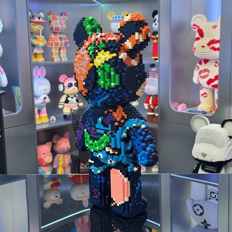 Bear Series Building Blocks, 1 Box DIY Small Building Blocks