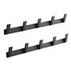SOTECH Blackline ALBUS Hook Rails 450 mm with 5 Hooks