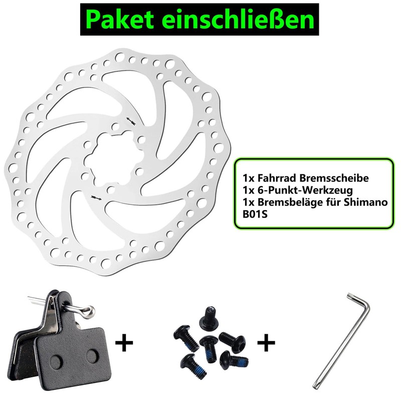 Stainless Steel Disc Brake Bicycle for Shimano Brake Disc SM-RT54