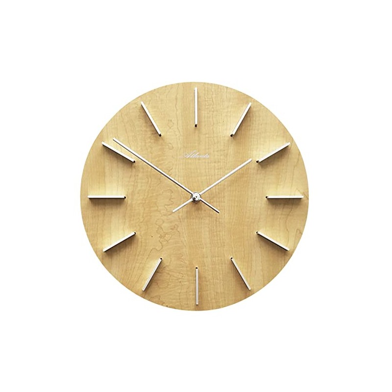 Atlanta 4419/30 Quartz Wall Clock Alder