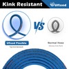 Ufixed 3/8” Pressure Washer Hose 25FT 4000psi,Rubber Hose,Quick Connect,360° Swivel,Kink-resistant,Heavy