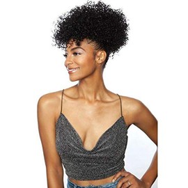 Mane Concept Synthetic Yellowtail Wrap&Tie Pineapple Puff Drawstring Ponytail - YTPP02 NANI (2 Dark Brown)