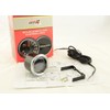 LEVANLIGHT Black 7 Color LED Display Volt Voltmeter Gauge 8~18V