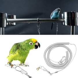 Parrot Bird Anti Bite Fly Exercise Rope Lead Kits for Cockatiels Starling Birds Bird Flying Toys 6 m Anti Bite Fly Exercise Rope (Foot Ring Diameter 6.5 mm)