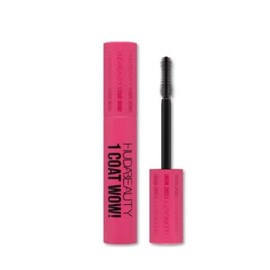 H.u.d.a 1 Coat WOW Mascara, Volumizing and Lengthening, Ultra-Black Extra Volumizing and Lifting Mascara Very Vanta - Extreme Black (0.33 fl oz. / 10 mL)