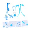 OHPHCALL Swimming Ear Protection Kit 4pcs Earplugs Nose Clip Set