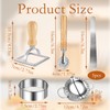 5 Pcs Pasta Cutter Set, Ravioli Cutters, Pasta Cutter Wheel,