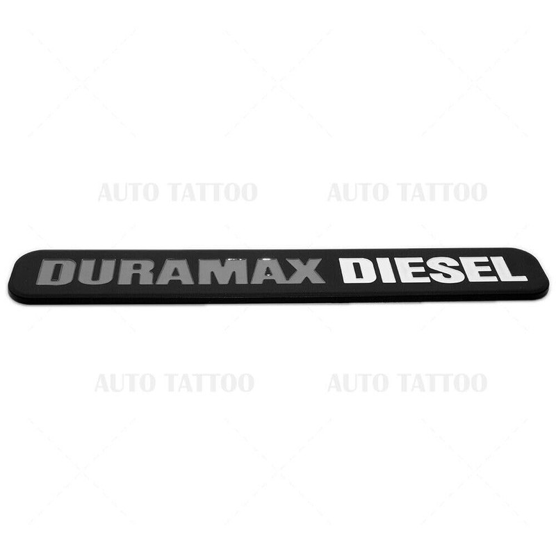 2X 6.6l Duramax Die-sel Allison Emblem Fender Door Hood Tailgate