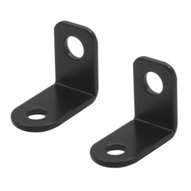 X-STYLE Angle Bracket, L-Shaped Metal Corner Support, Shelf Bracket, For Furniture, Shelves, M5 M6, Fog Light, Stay, Hardware, Work Light, Mounting Stay, Work Light, Fixed Stay, L Shape, 2 Pieces