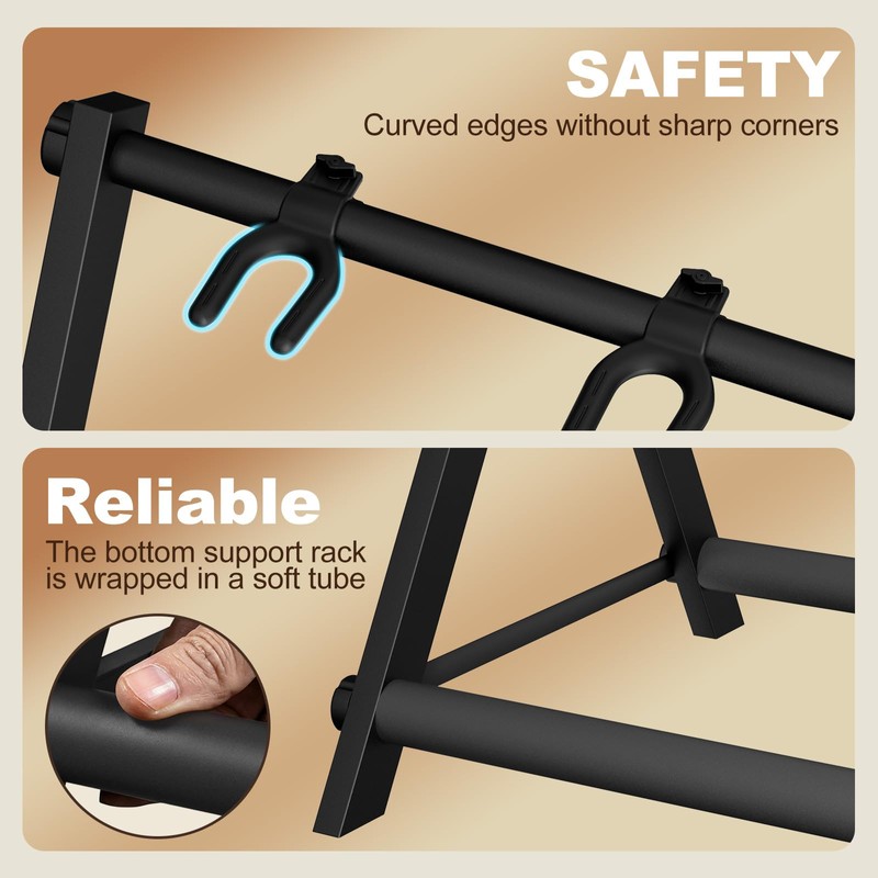 tipatyard 3 Multi Guitar Stand Rack With Thick Rubber Padding,Guitar