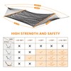 Lazy Daze Hammocks Double Rope Hammock, 2 Person Traditional Outdoor