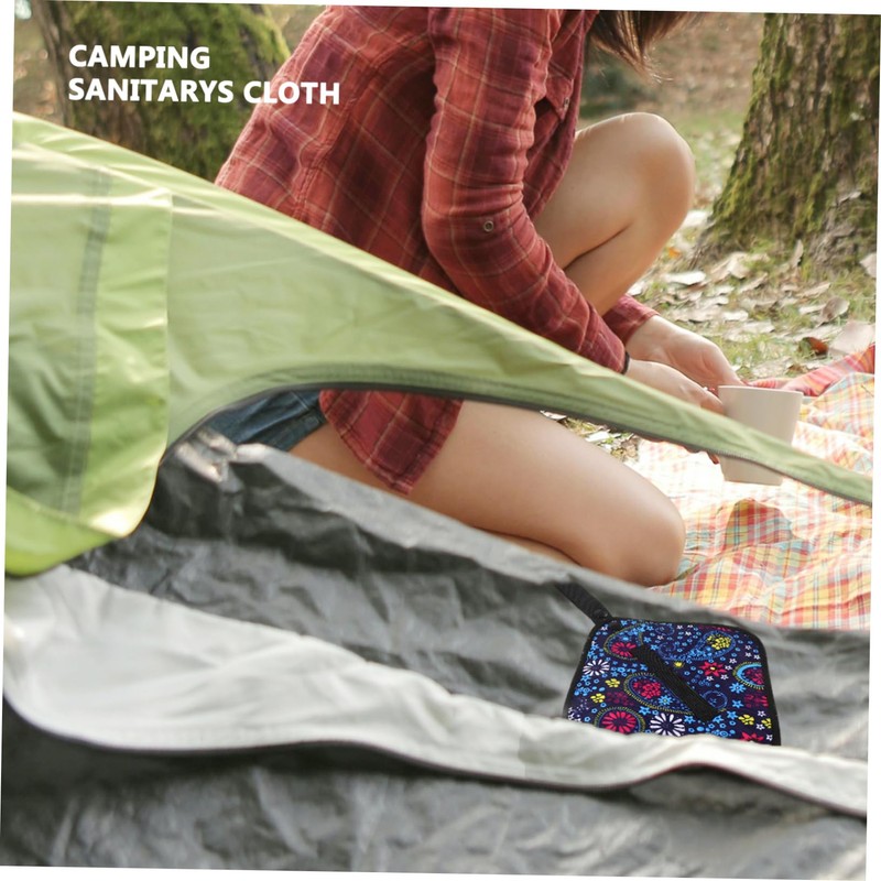 OHPHCALL 5pcs Silver Infused Pee Cloth for Women Hiking Camping