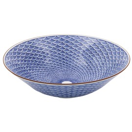 Hasami midō Cotta Large Vase (Cosmetic Box, 50-Pack) Seigaiha 尽si 33265