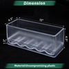 D'vine Dev 12 Inch Window Box Planter, Rectangle Plastic Herb