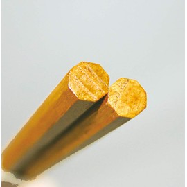 Alphax 905882 Chopsticks, Chestnut, 8.5 inches (21.5 cm), Point, Octagonal Wooden Chopsticks