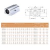 2Pcs Linear Motion Rod Shaft Slide Guide D 12mm x