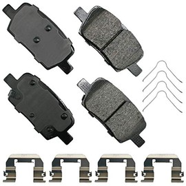Akebono ProACT Ultra-Premium Brake Pads - Rear, GREY