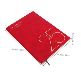 DOITOOL Portable Academic Planner Book Multi Function Office Writing Notebook Stylish Household Organizer present for Students and Professionals Daily Planning Tool