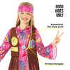 Morph Morph Hippie Kostüm Kinder, Hippie Kostüm Mädchen, Hippi Kostüm