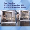 4701-00 RV Screen Door Slide Panel Replacement Clear Plexiglass, 4700-00