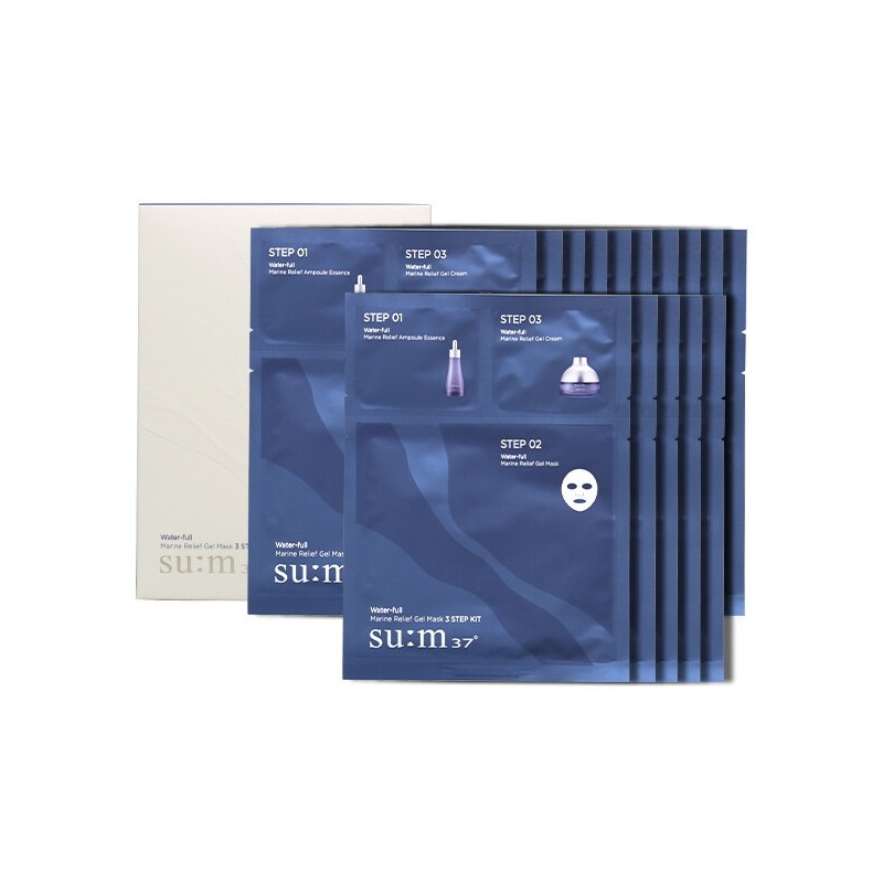 Breathe37 Waterful Marine Relief Gel Mask 10 sheets + 5